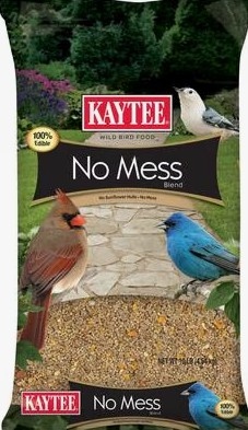 Product Description: A bird seed mix free of shells to create less mess under your feeder.</br> 10 lb No Mess Nut and Fruit Seed