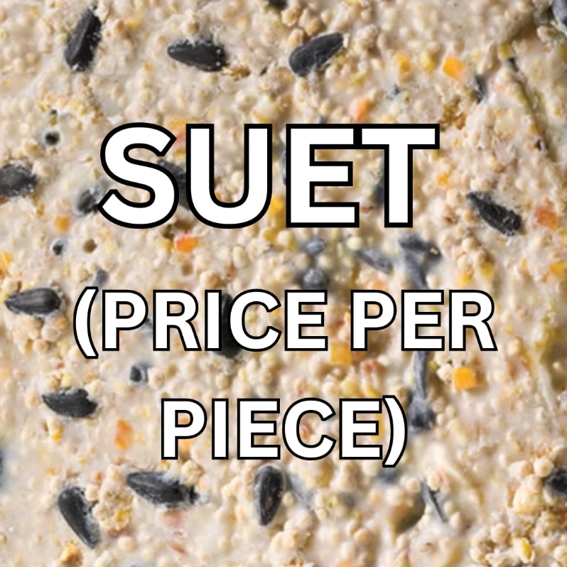 Product Description: A high fat suet cake that provides energy to migrating birds and fat storage for over wintering species.</br> Suet Cake